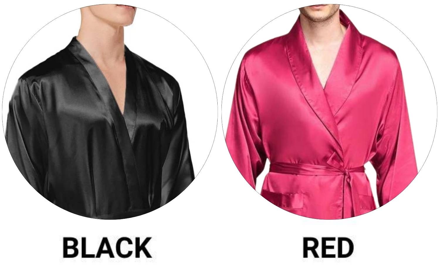 Men's Satin Silk Bathrobe: image 6