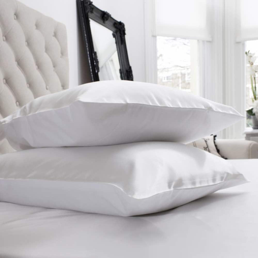 Mulberry Silk Light Blue Pillowcase: image 2