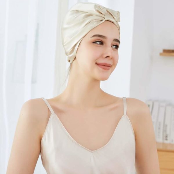 buy mulberry silk sleeping hair bonnet